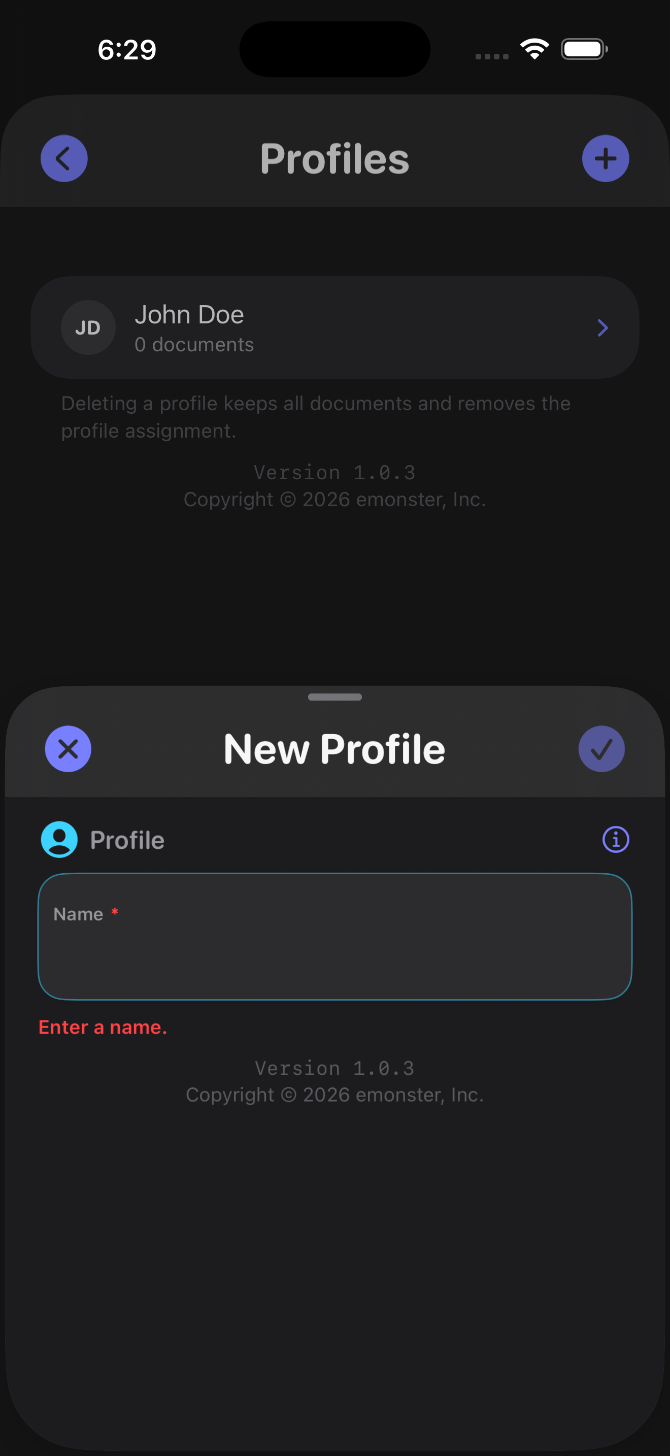 Profiles